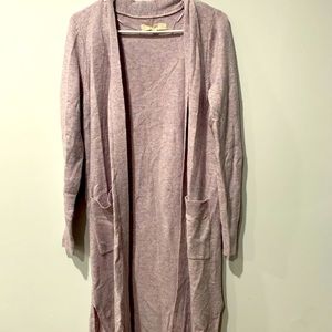 Long duster lavender Loft sweater